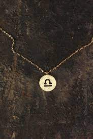 Libra Charm Necklace Libra Jewelry Libra Charm Womens Necklaces Gift Ideas