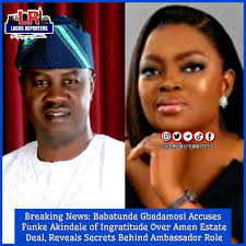 Breaking News: Babatunde Gbadamosi Accuses Funke Akindele of Ingratitude  Over Amen Estate Deal, Reveals Secrets Behind Ambassador Role Babatunde  Gbadamosi, former Lagos State governorship candidate under the Action  Democratic Party (ADP) in
