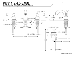 The whole construction of this faucet is done with solid brass design and different parts of this kitchen faucet are made up quality material as it has got ceramic disk cartridge. Faucet Parts Polished Chrome Kingston Brass Kb911bl Vintage High Rise Mini Widespread Lavatory Faucet Rough Plumbing