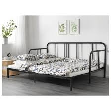 Fyresdal Tagesbett 2 Matratzen Schwarz Moshult Fest Ikea Osterreich Bed Frame With Mattress Day Bed Frame Fyresdal