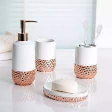 Titus Toothbrush Holder Rose Gold Allure Gold Bathroom Decor Rose Gold Rooms Gold Bathroom Accessories