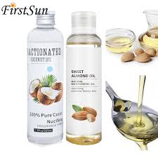 Fatty acids, vitamins and minerals nourish and restore naturally. 100ml Organic Natural Sweet Almond Oil Face Care Essential Oil Hair Treatment Pure Coconut Oil For Skin Body Massage Spa Oil Aliexpress