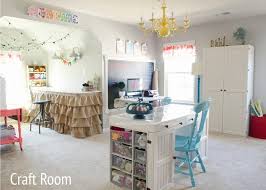 To connect them together the author used the brackets that come with the expedits that are meant to connect them to the wall. Ideas For Craft Room Swoon Worthy Colorful Creative Spaces