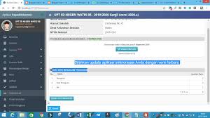Jadi kalau anda mau mengatasi kesalahan sinkronisasi pmp offline 2019 dengan ditandai pesan silahkan update aplikasi sinkronisasi anda dengan versi baru maka lakukan update aplikasi pmp offline. Cara Mengatasi Update Versi Sinkronisasi Dapodik 2020 A Ngintip Sekolah
