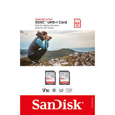 Sandisk extreme pro micro sdxc 64gb + sd adapter atminties kortelė. Sandisk 64gb Ultra Sdxc Cards 2 Pk Bjs Wholesale Club