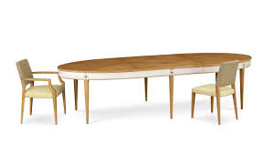 Striking lucite & beveled glass dining table by roche bobois. Claridge Oval Dining Table Roche Bobois