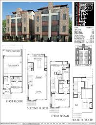 Discover collection of 24 photos and gallery about row house plans at louisfeedsdc.com. 3 1 2 Story Duplex Townhouse Plan E2028 A1 1 Family House Plans Town House Plans Condo Floor Plans