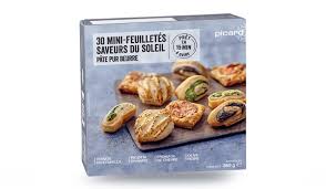 30 Mini Feuilletes Saveurs Du Soleil Surgeles Picard Mini Feuillete Feuillete Saveur