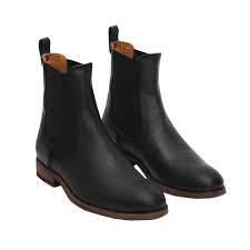 Black Boots With Brown Top Pin On Women Boots