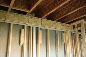 Make sure the bowed part of the beam points up into the ceiling cavity and not down. Basement Framing And Soffit Planning