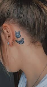 Butterfly Tattoo Neck Tattoos Women Small Tattoos Butterfly Tattoo