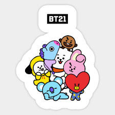 bt21 gift stickers teepublic