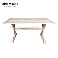 White washed linen table cloth rectangle natural linen table runner with lace wedding tablecloth. Farmhouse Handmade White Wash Oak Wood Dining Table With X Base Buy Dining Table With X Base Dining Table With X Base Dining Table With X Base Product On Alibaba Com