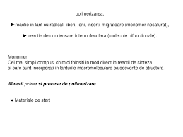 Reactia de polimerizare in lant. Materiale Plastice Ppt Katebasma