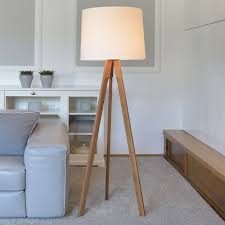 Zuiver tripod wood floor lamp 5000806 ✓ with best price guarantee. Herzblut Tre Tripod Floor Lamp With Solid Wood Lights Co Uk