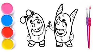 Oddbods convite, chilly willy animation cartoon television show animated series, oddbods, textile disney odd bods character illustration. How To Draw Oddbods Oddbods Slick And Pogo Coloring Pages For Kids Toddlers Children Youtube
