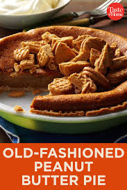 Old Fashioned Peanut Butter Pie Recipe Butter Pie Pie Recipes Peanut Butter