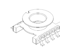 ER11.5 SMD Bobbin, 5+5 Pins - Transformer & Inductor ...