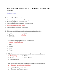 Maybe you would like to learn more about one of these? Contoh Soal Materi Makanan Tradisonal Jawabanku Id