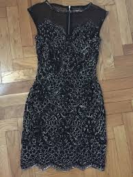 Miss Selfridge Evening Sequin Black Dress Sz Us2 Uk6 Eur34 Occasion Evening Ebay Black Sequin Dress Black Dress Dresses