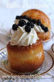 Baba A La Creme Le Blog De Recettes De Ratiba Recette Dessert Recette Gateaux Et Desserts