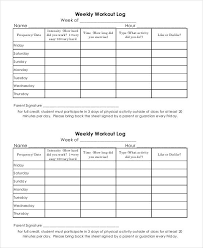 Printable Workout Log Sheets Lamasa Jasonkellyphoto Co