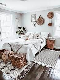 Light Grey Boho Bedroom Luxe Bedroom Chic Bedroom Decor Boho Bedroom Design