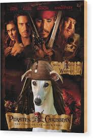 When the governor's daughter is kidnapped, sparrow decides to help the girl's love save her. Whippet Art Pirates Of The Caribbean The Curse Of The Black Pearl Movie Poster Wood Print By Sandra Sij