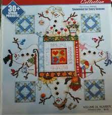Free shipping on orders over $25 shipped by amazon. Cross Stitch Snowmen For Every Season Pattern Quilt Blocks Winter Summer Ebay