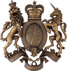 According to legend a free unicorn was considered a very dangerous beast; Amazon Com Design Toscano Db383103 Royal Coat Of Arms Of Great Britain Wall Sculpture Full Color Home Kitchen