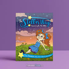 Stellar Way Children S Book Cover Illustration Front Mockup Book Cover Illustration Illustration Character Design Character Design