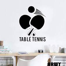 Posted by admin posted on december 21, 2019 with no comments. Buy Arwy Gym Wall Stickers Table Tennis Wall Vinyl Decal Ping Pong Sport Design Wall Art Mural Gym Wall Poster Decoration Sports Lover Wallpaper Size 58x58 Cm Online At Low Prices In India