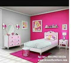 Bilik tido kedua2nya adalah memanjang dan tidak lebar (lebih kurang 10 x 12 kaki. Set Kamar Tidur Anak Perempuan Kreasi Furniture Jepara Warna Dinding Kamar Tidur Tempat Tidur Anak Kamar Tidur Anak Perempuan