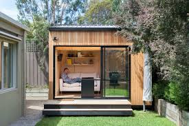 Contemporary Garage And Shed By Backyard Room Livable Sheds Shed Design Backyard Office