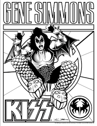 Photo By Ken Mills Kiss Band Kiss Rock Bands Love Coloring Pages