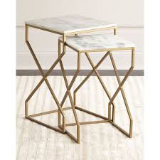Reagan Nesting End Tables Nesting End Tables Coffee Table Marble Side Tables