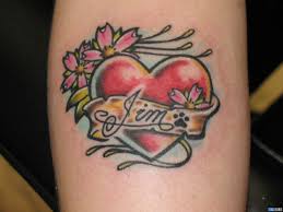 You can download and print it from your computer for free!! Tatto Wallpapers Name Tattoo With Heart Design