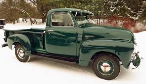 Image result for Chrome Green 1950 Truck