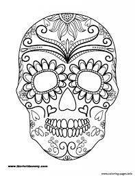 Download this adorable dog printable to delight your child. Halloween Coloring Page Sugar Skull Coloring Pages Printable