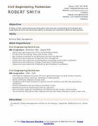 Experienced ict technician with over 3 years of invaluable experience in repairing, researching, testing and producing precision components and systems. Civil Engineering Technician Resume Samples Qwikresume