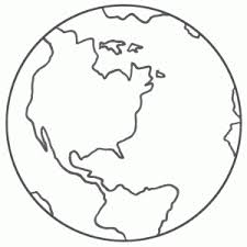 Globo Terraqueo Para Colorear