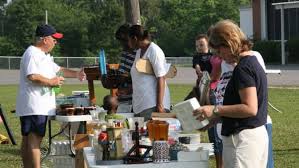Use a closet door & two sawhorses. 9 Yard Sale Tips And Tricks The Storage Space