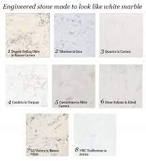 They are a family run business with over 60 cambria gets its inspiration from the beauty found within natural stone and uses this as a base for its. Countertops That Look Like White Marble Take Two Roomology