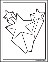 Print, color and scan your coloring page in the special app and your coloring page will become real. Get This Star Coloring Pages 3d Shooting Stars