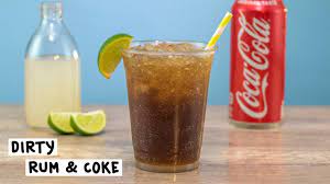 This nonalcoholic drink is little more than dressing up a tall glass of cola, though it's so refreshing and tasty that it's sure to please everyone. Dirty Rum Coke Tipsy Bartender Youtube