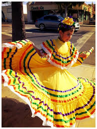 Folklorico Dancer Mexican Dresses Traditional Mexican Dress Dancer Costume