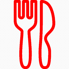 Red Knife And Fork Icon Free Png In 2021 Gardening Fork Garden Tools Knife And Fork