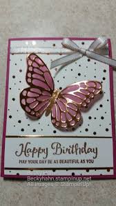 Pretty Birthday Cards For Women Love The Copper I M Going To Miss This Paper Greeting Cards Handmade Cards Handmade Butterfly Cards