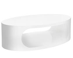 White coffee tables are clean, fresh, and modern. Savino Coffee Table In White Lacquer