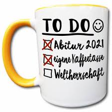 Glückwünsche zum bestandenen abitur (in österreich matura) oder einem anderen erfolgreichen schulabschluss sind eine gratulation wert. Abi 2021 Tasse Abi Geschenk Abitur Geschenke
